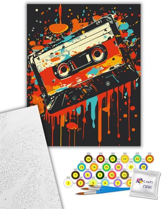 Картина за номерами ArtCraft Палітра звуку 40х50 см (12032-AC)