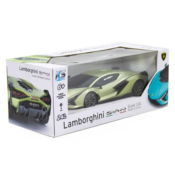 Машинка на радіокеруванні KS Drive Lamborghini Sian зелений 1:24 (124GLSG)