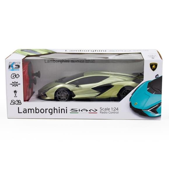 Машинка на радіокеруванні KS Drive Lamborghini Sian зелений 1:24 (124GLSG)