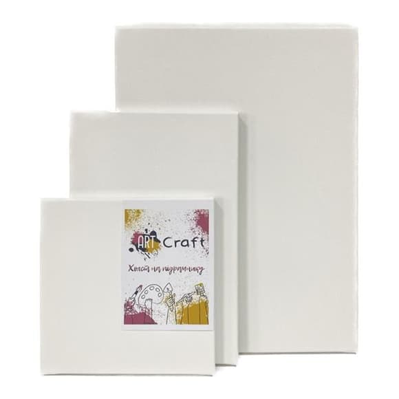 Пол отно на підрамнику ArtCraft 40х50 см білий (13003)