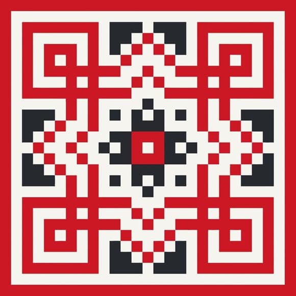 Картина за номерами ArtCraft Український орнамент 30х30 см (13040-AC)