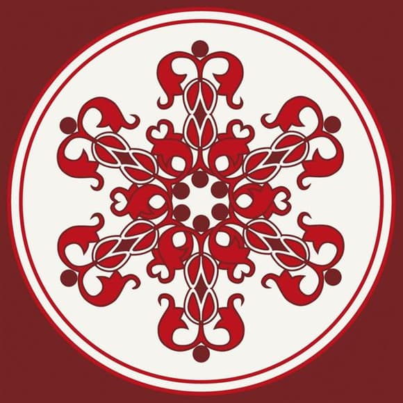 Картина по номерам ArtCraft Круглый орнамент 30х30 см (13043-AC)