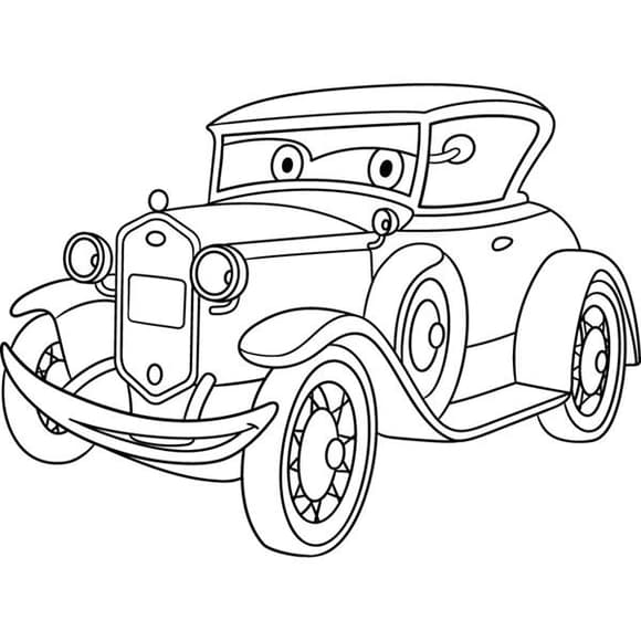 Дитяча розмальовка ArtCraft Ретро автівка 25х30 см (15068-AC)