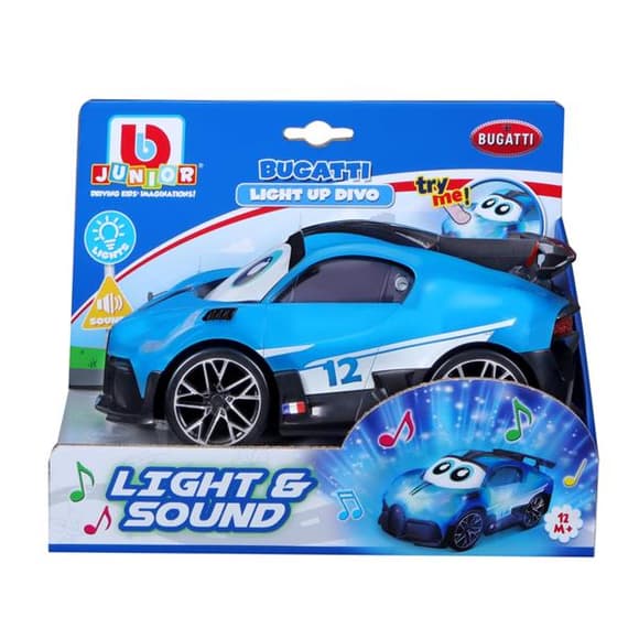 Игрушечная машинка BB Junior Bugatti Divo со светом и звуком (16-81208)