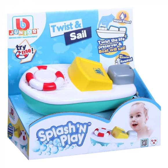 Игрушка для ванной BB Junior Splash N Play Лодка (16-89002)