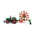 Модель Bburago Трактор Fendt 1050 Vario із роторними валковими граблями 1:32 (18-31665)