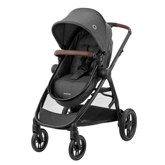 Універсальна коляска 3 в 1 Maxi-Cosi Zelia S Trio з автокріслом CabrioFix S i-Size та сумкою темно-сірий (1996551110)