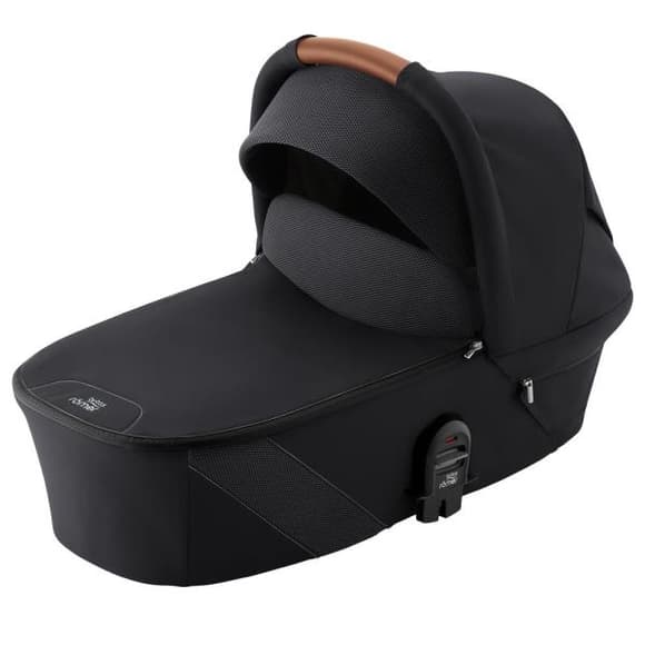 Люлька для коляски Britax-Romer Smile 5Z чорний із коричневою ручкою (2000037995)