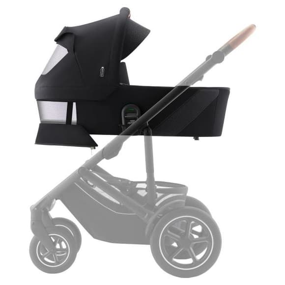 Люлька для коляски Britax-Romer Smile 5Z чорний із коричневою ручкою (2000037995)