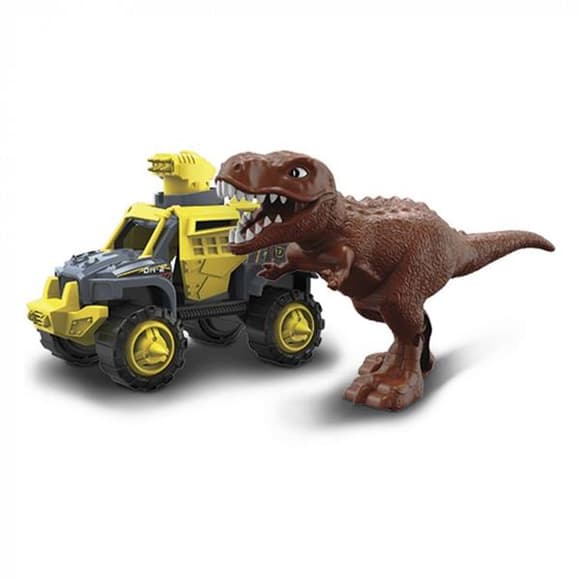 Игровой набор Road Rippers  Машинка и коричневый тираннозавр (20072)