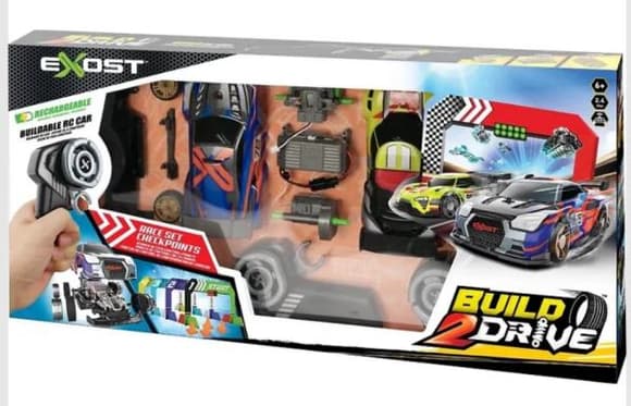 Набор машинок Build 2 Drive на радиоуправлении желтая и синяя (20705)