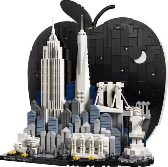 Конструктор LEGO® Architecture Нью-Йорк - «Большое яблоко» Модель, 1465 деталей (21066)