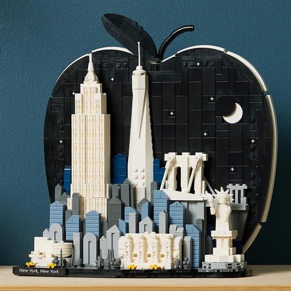 Конструктор LEGO® Architecture Нью-Йорк — «Велике яблуко» Модель, 1465 деталей (21066)