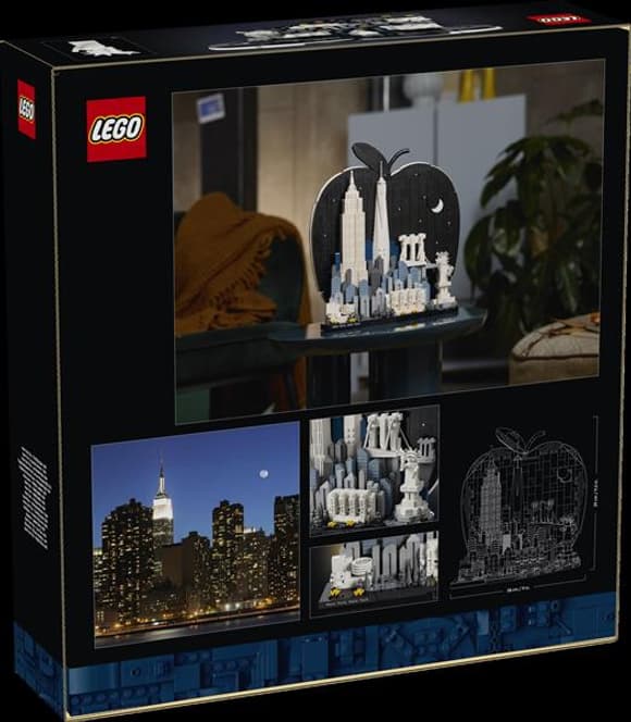 Конструктор LEGO® Architecture Нью-Йорк — «Велике яблуко» Модель, 1465 деталей (21066)