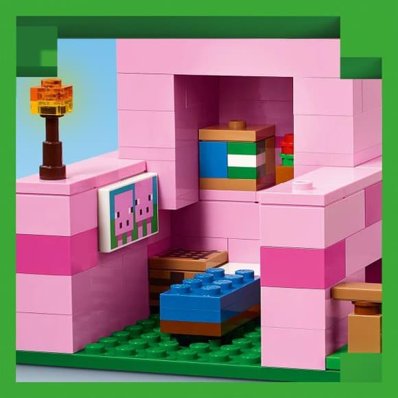 Конструктор LEGO Minecraft Будинок для поросят 238 деталей (21268)