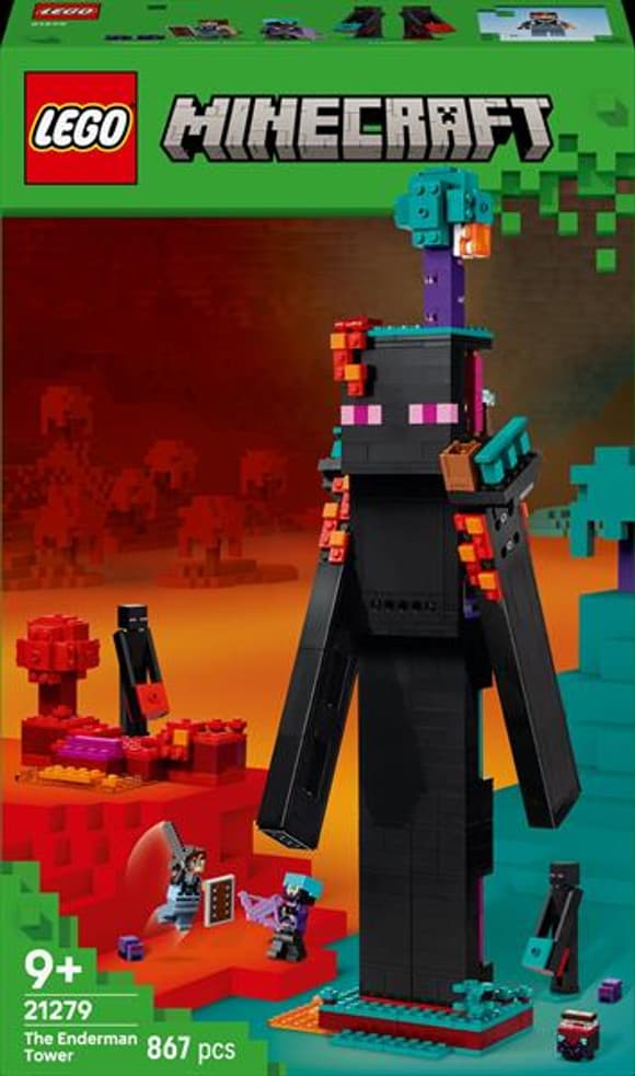 Конструктор LEGO Minecraft Вежа Ендермена 867 деталей (21279)