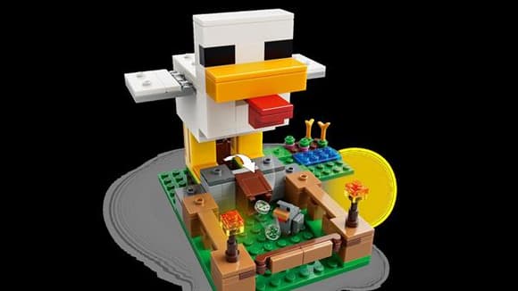 Конструктор LEGO Minecraft Куряча ферма 233 Деталі (21585)