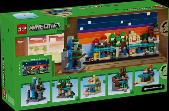 Конструктор LEGO Minecraft Мінібіоми 797 Деталі ( 21589 )