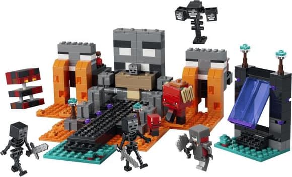 Конструктор LEGO Minecraft Битва за Визер 494 Детали (21590)