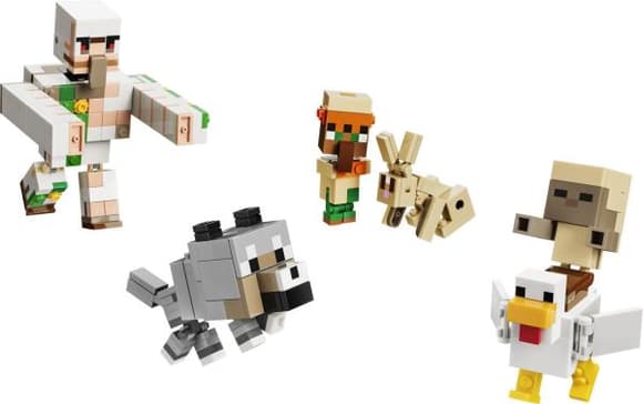 Конструктор LEGO® Minecraft™ Курячий Жокей: атака в пустелі Іграшка, 428 деталей (21592)