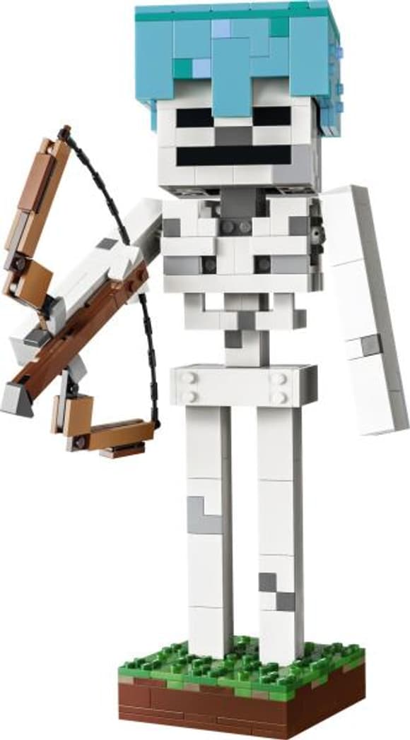 Конструктор LEGO® Minecraft® Скелет Геймерский декор, 502 детали (21594)