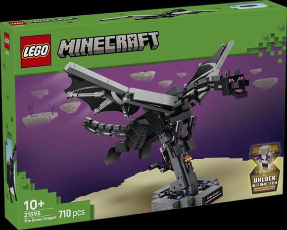 Конструктор LEGO® Minecraft® Дракон Края Декор по видеоигре, 710 деталей (21595)