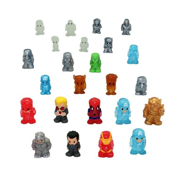 Адвент-календарь с фигурками Ooshies Marvel 5 см, 24 шт. (23296)