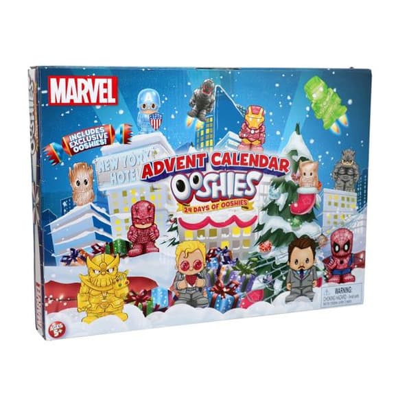 Адвент-календарь с фигурками Ooshies Marvel 5 см, 24 шт. (23296)