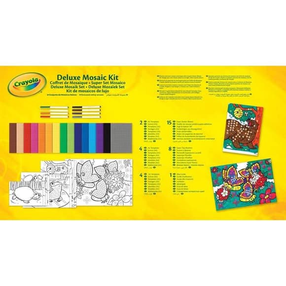 Набір для стікерної мозаїки Crayola Kits Deluxe Красиві тваринки (256473.006)