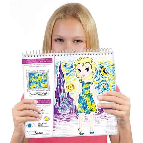 Набір для творчості Crayola Creations Арт-студія з наклейками та трафаретами 40 стор. (26200)