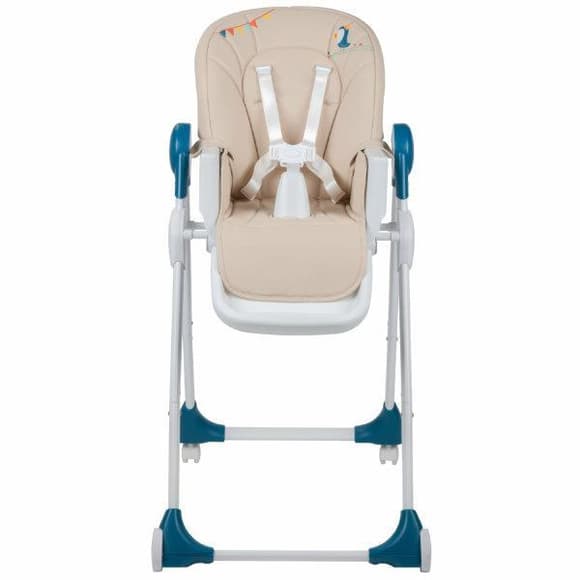 Стільчик для годування Bebe Confort Looky бежевий із синім (2777560210)
