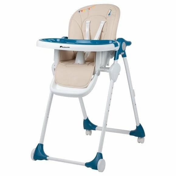 Стільчик для годування Bebe Confort Looky бежевий із синім (2777560210)