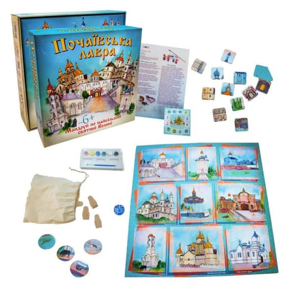 Настольная игра Strateg Почаевская лавра на укр. языке (30102)