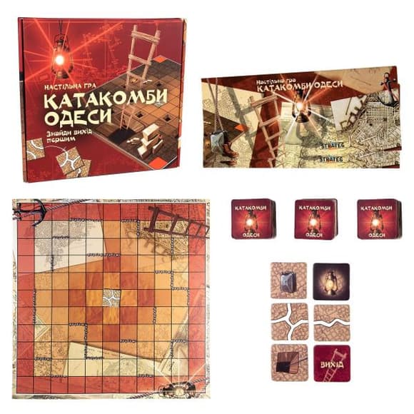 Настольная игра Strateg Катакомбы Одессы на укр. языке (30285