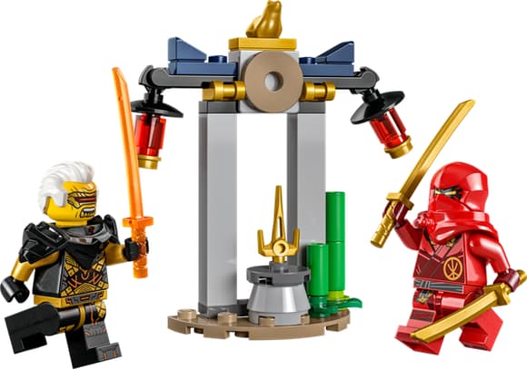 Конструктор LEGO NINJAGO Битва за Храм Кая і Раптона 47 деталей (30650)