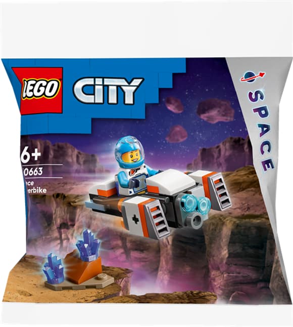 Конструктор LEGO City Космічний мотоцикл 46 деталей (30663)