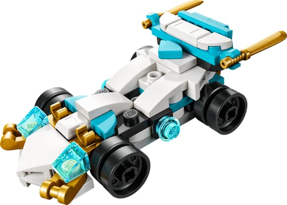 Конструктор LEGO NINJAGO Суперсильні транспортні засоби дракона Зейна 2 в 1, 55 деталей (30674)