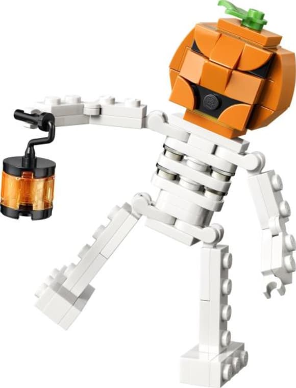 Конструктор LEGO® Веселий геловінський скелет, 71 деталь (30717)