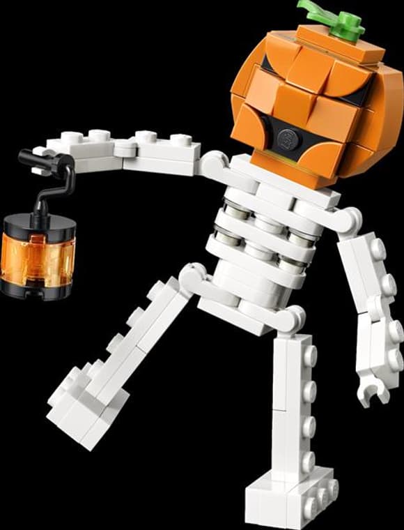 Конструктор LEGO® Веселий геловінський скелет, 71 деталь (30717)