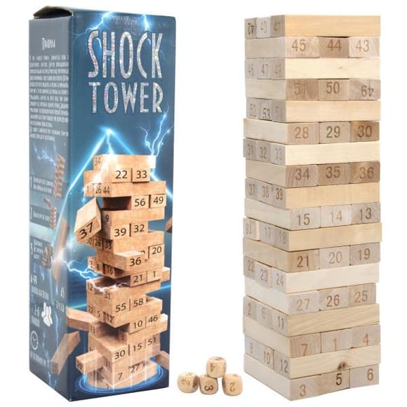 Настільна гра Strateg Дженга Shock Tower (30858)