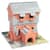 3D пазл Strateg Blocky из мини-кирпичиков Дом на скале (31017)