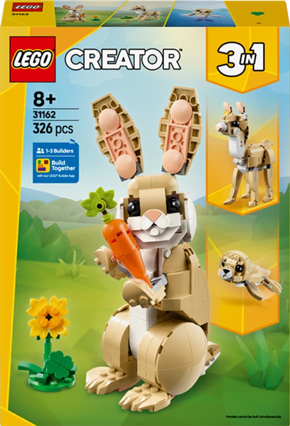 Конструктор LEGO Creator Чарівне кроленя 326 деталей (31162)