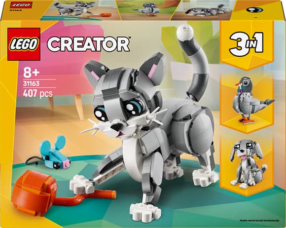 Конструктор LEGO Creator Грайливий кіт 407 деталей (31163)