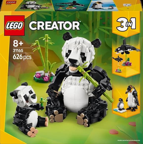 Конструктор LEGO Creator Дикі тварини: пандові 626 деталей (31165)
