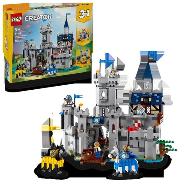 Конструктор LEGO Creator Середньовічний замок із лицарем на коні (31168)