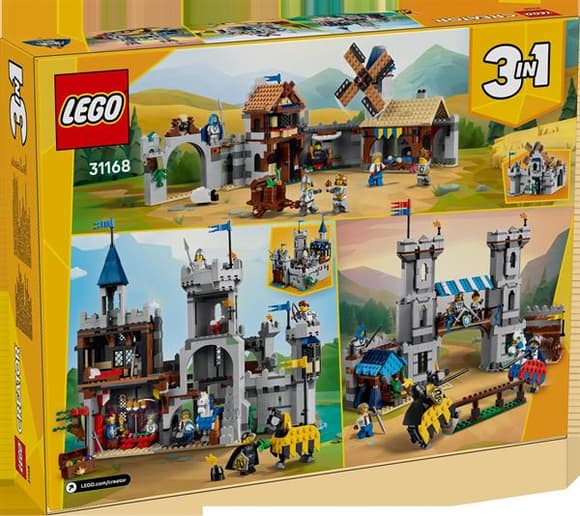 Конструктор LEGO Creator Середньовічний замок із лицарем на коні (31168)