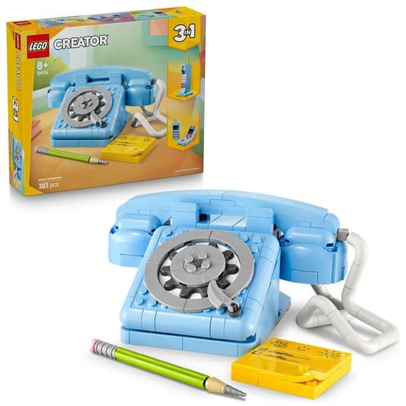 Конструктор LEGO Creator Ретро-телефон 383 деталі (31174)