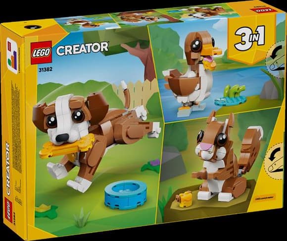 Конструктор LEGO Creator Чарівні тварини: грайливе цуценя 336 Деталей ( 31382 )
