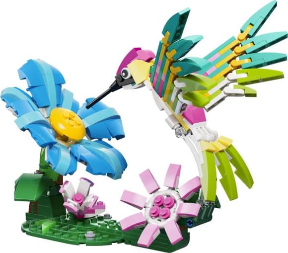 Конструктор LEGO Creator Дикі тварини: барвистий колібрі 312 Деталей ( 31384 )