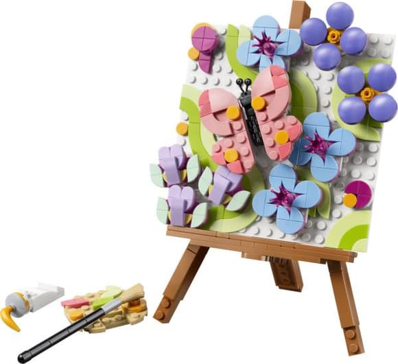 Конструктор LEGO® Creator 3 в 1 Декоративний живопис «Квіткове мистецтво», 348 деталі (31390)